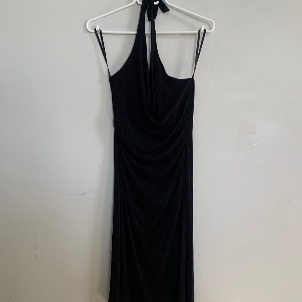 Le Chateau Black Backless Dress